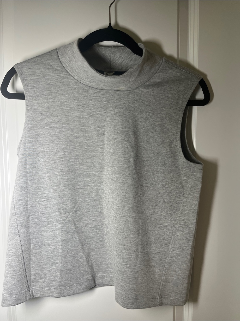 RBX Light Gray Sleeveless Mock Neck Tank